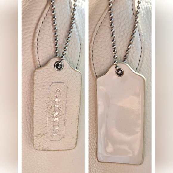 COACH | XL Parchment Shopper Travel Tote | Leather | Womens | Shoulder Bag - Picture 9 of 16